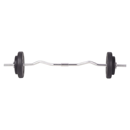 Berkfield Barbell and Dumbbell Set 90 kg