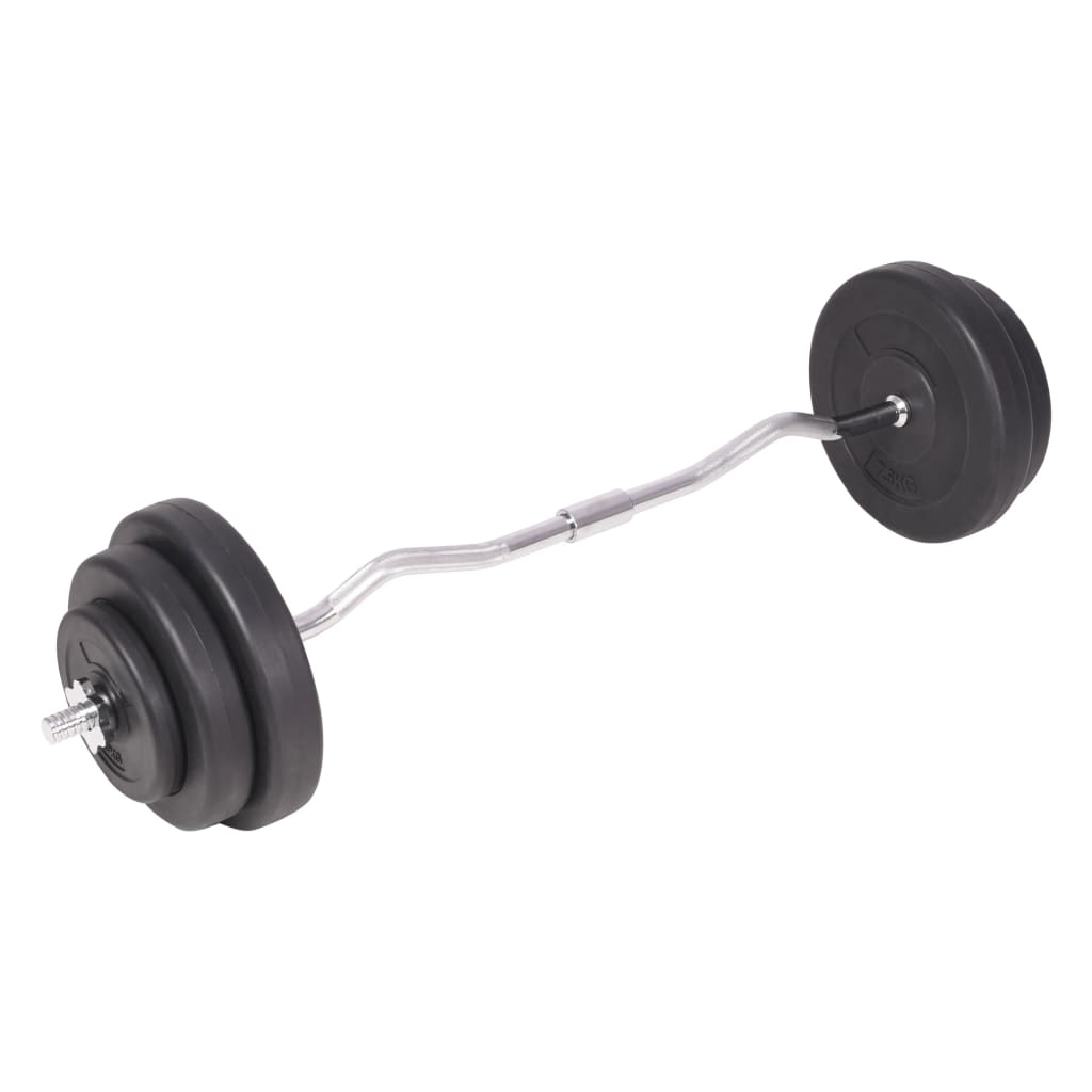 Berkfield Barbell and Dumbbell Set 120 kg
