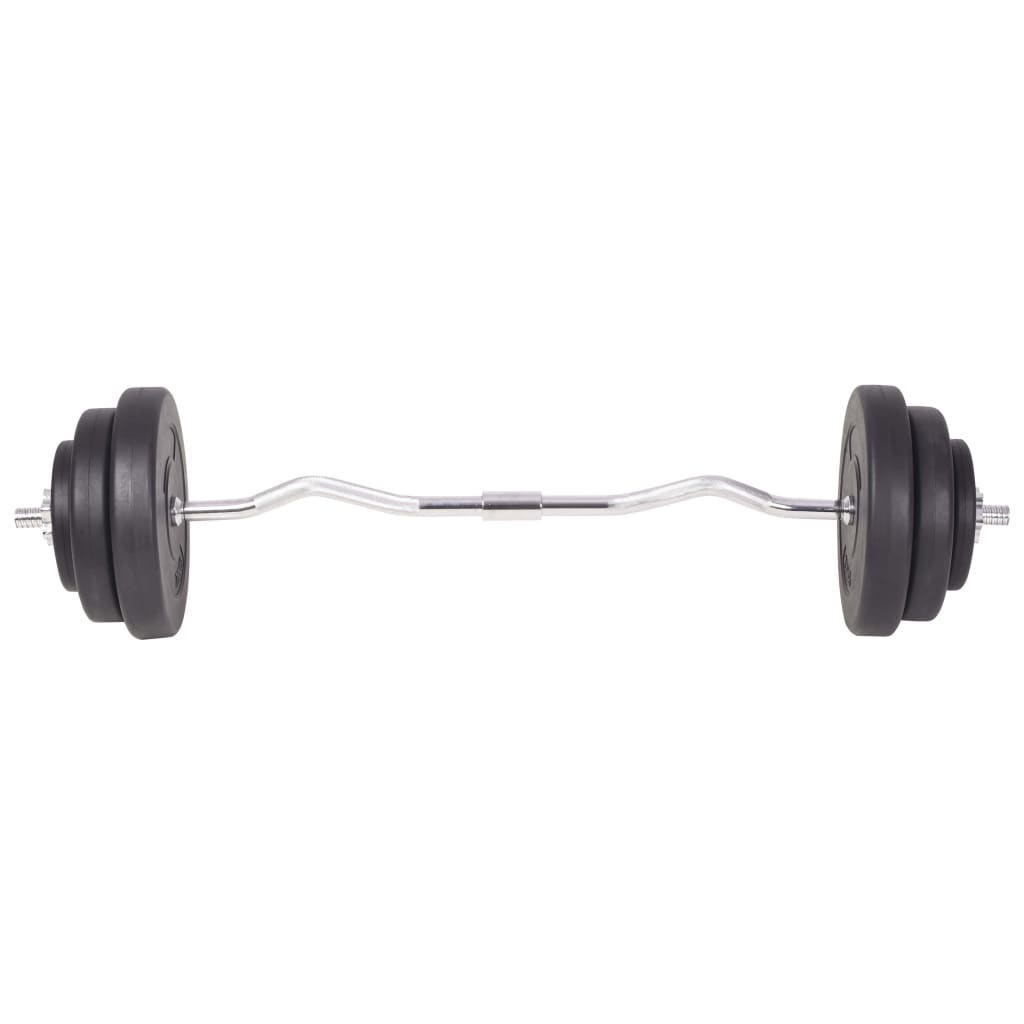 Berkfield Barbell and Dumbbell Set 120 kg