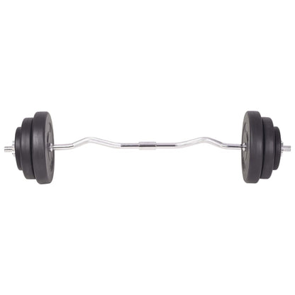 Berkfield Barbell and Dumbbell Set 120 kg