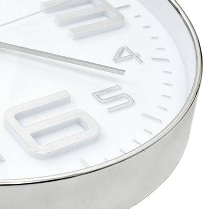 Berkfield Wall Clock 30 cm Silver