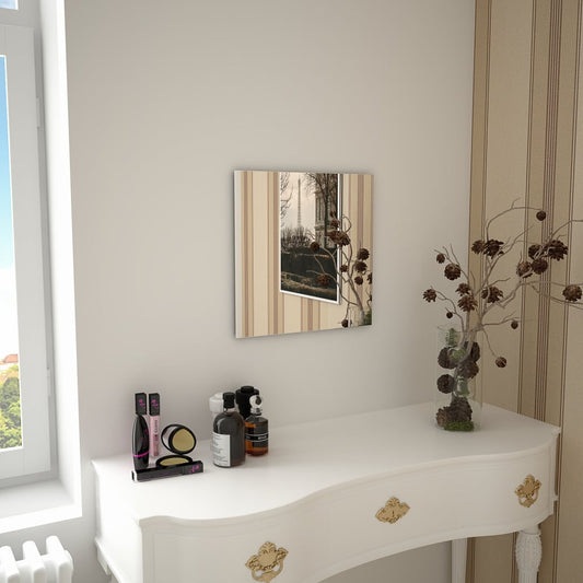 Berkfield Wall Mirror 40x40 cm Square Glass