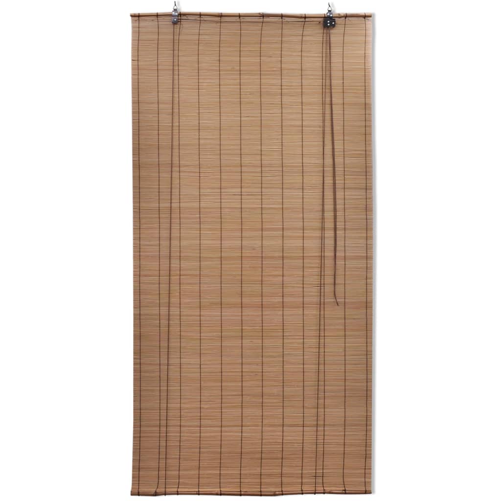 Berkfield Roller Blind Bamboo 80x220 cm Brown