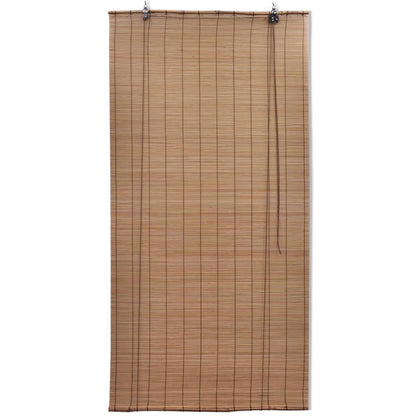 Berkfield Roller Blind Bamboo 80x220 cm Brown