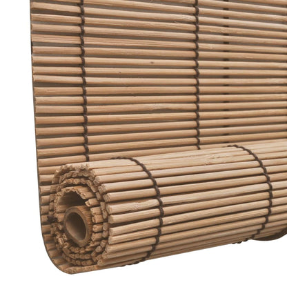 Berkfield Roller Blind Bamboo 80x220 cm Brown