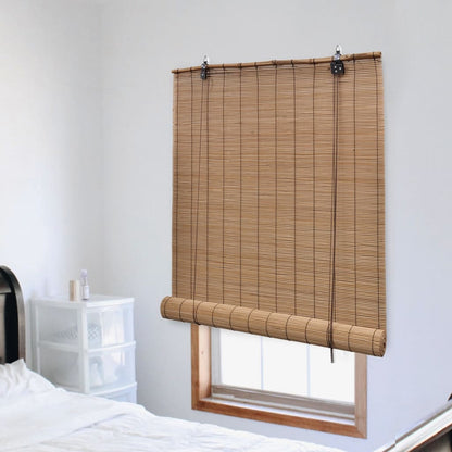 Berkfield Roller Blind Bamboo 80x220 cm Brown