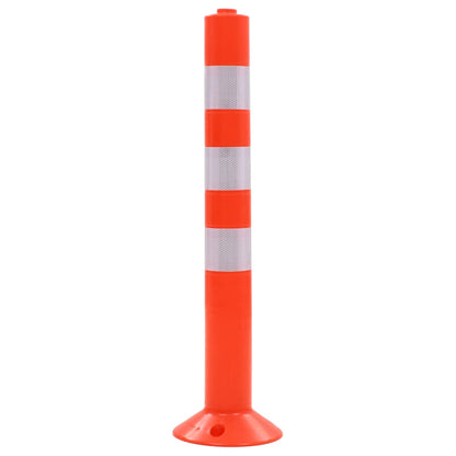 Berkfield Traffic Control Bollards 2 pcs Plastic 75 cm