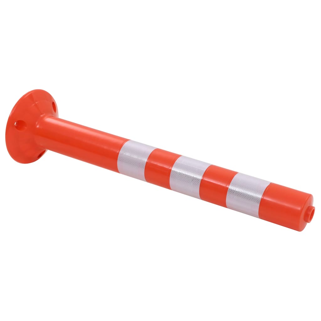 Berkfield Traffic Control Bollards 2 pcs Plastic 75 cm
