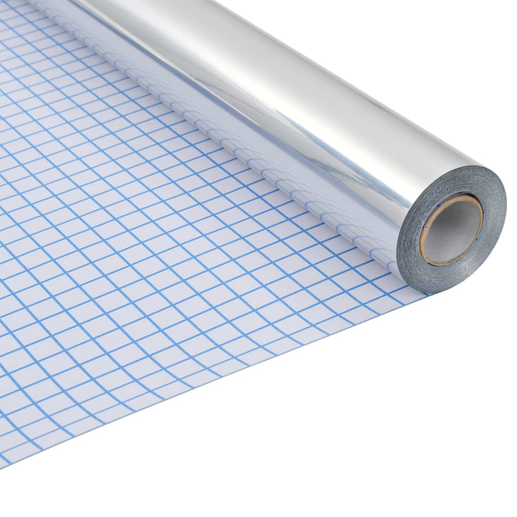 Berkfield Reflective Mirror Privacy Film Self-Adhesive 0.9x5 m