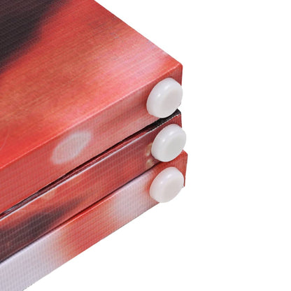 Berkfield Folding Room Divider 120x170 cm Rose Red