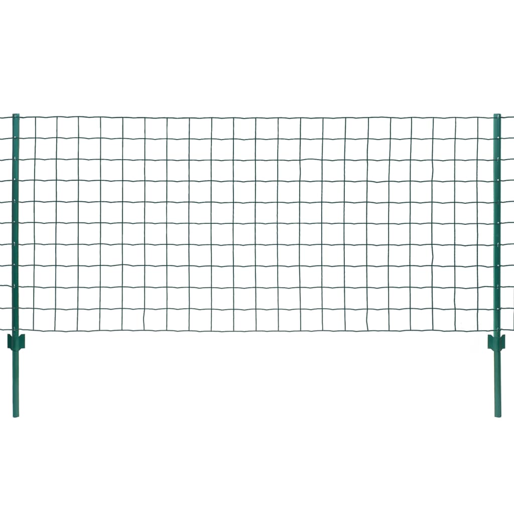 Berkfield Euro Fence Steel 20x1 m Green