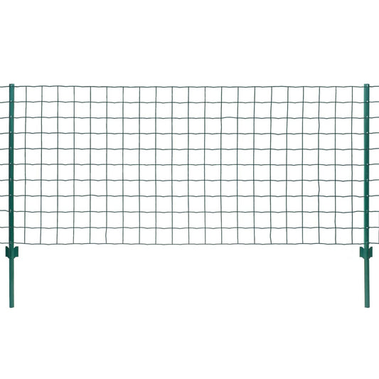 Berkfield Euro Fence Steel 20x1 m Green
