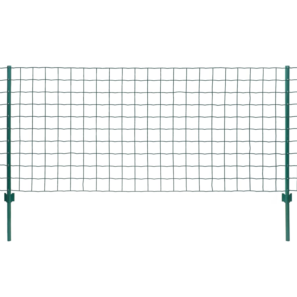 Berkfield Euro Fence Steel 20x1.2 m Green