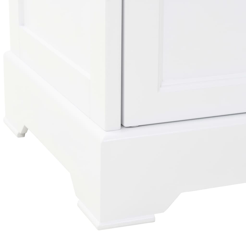 Berkfield Welsh Dresser with 4 Doors MDF and Pinewood 80x40x180 cm