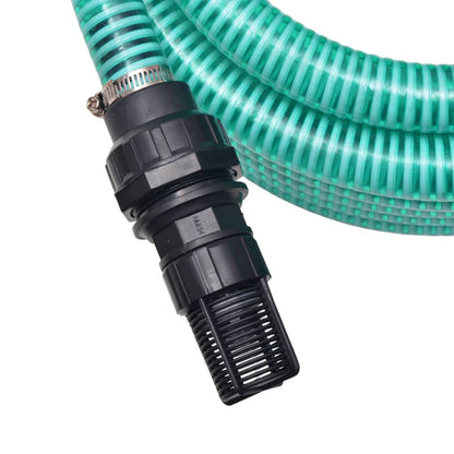 Berkfield Suction Hose with Connectors 7 m 22 mm Green