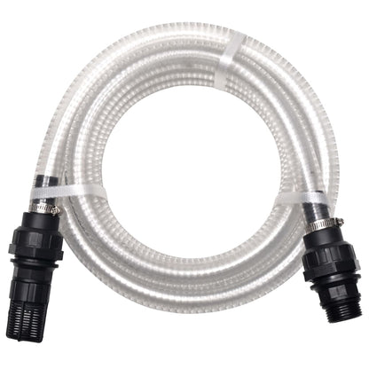 Berkfield Suction Hose with Connectors 4 m 22 mm White