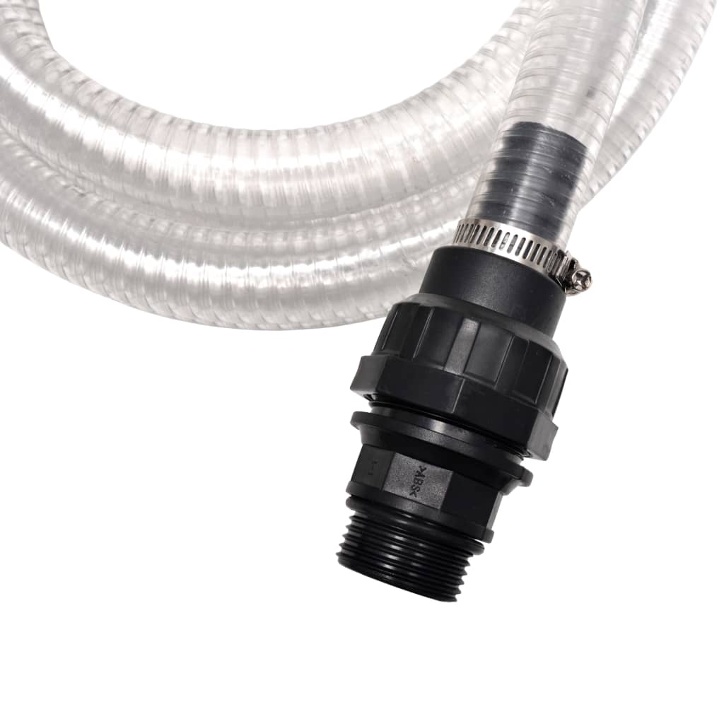 Berkfield Suction Hose with Connectors 4 m 22 mm White