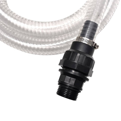 Berkfield Suction Hose with Connectors 4 m 22 mm White