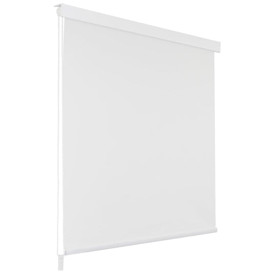 Berkfield Shower Roller Blind 80x240 cm White