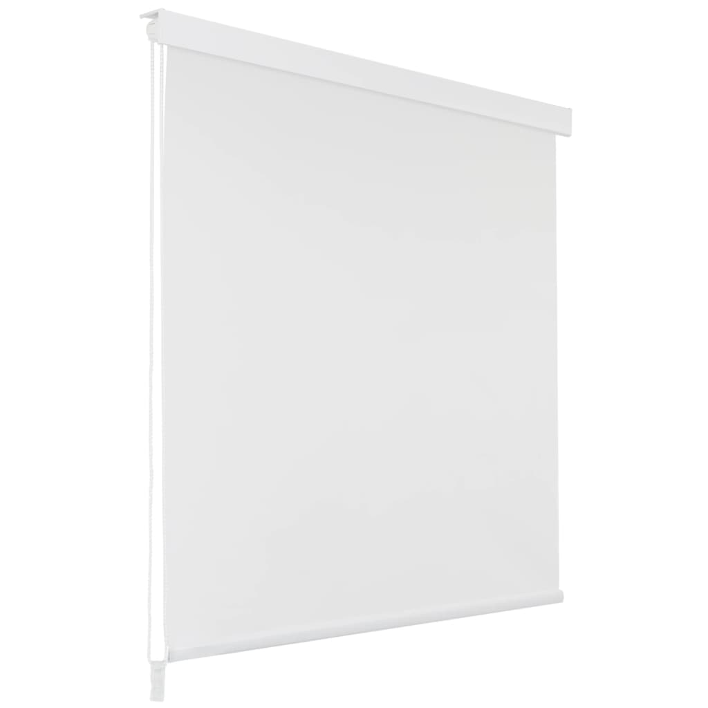 Berkfield Shower Roller Blind 100x240 cm White