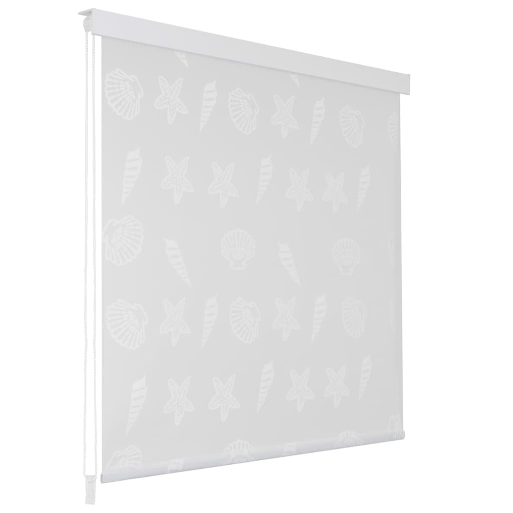 Berkfield Shower Roller Blind 80x240 cm Sea Star