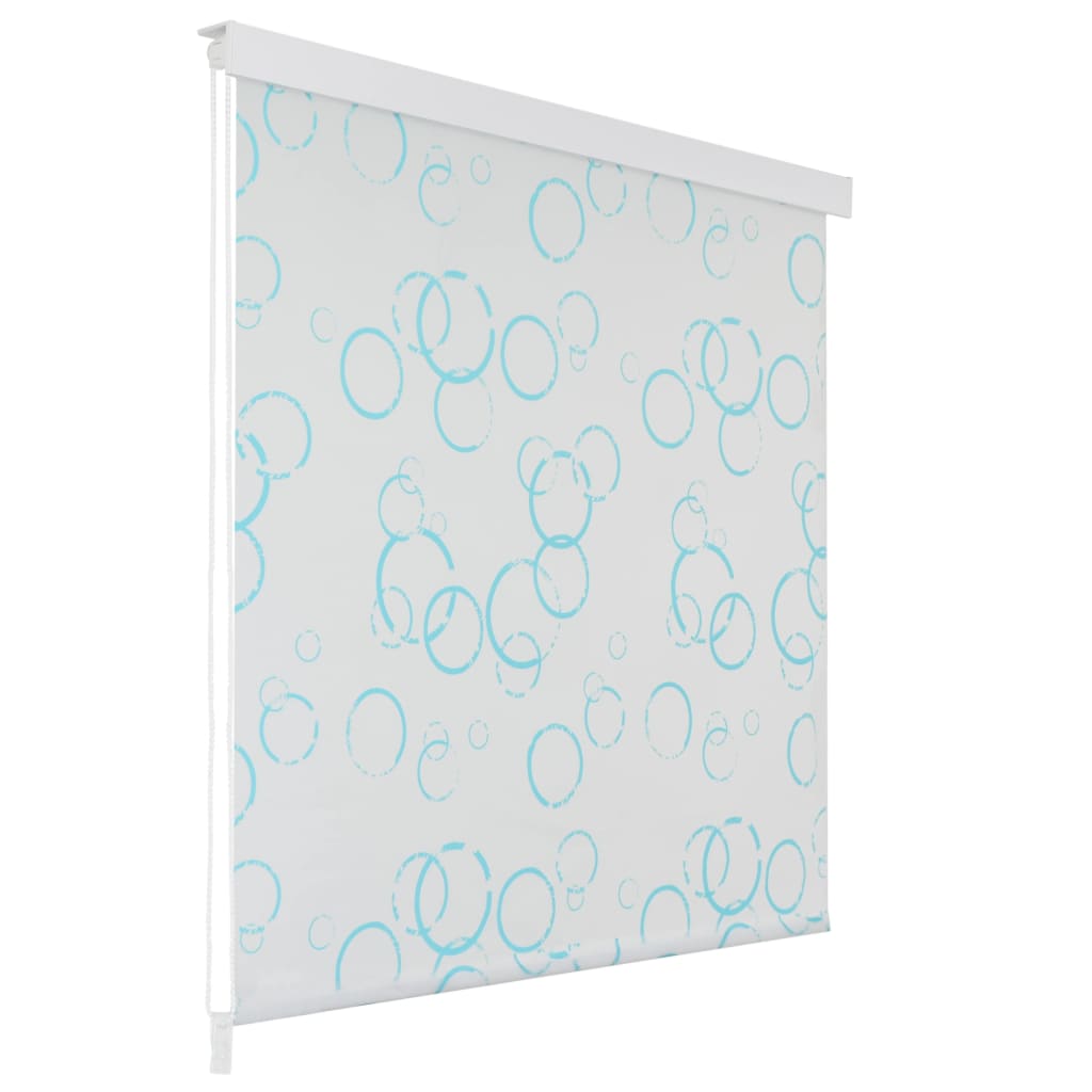 Berkfield Shower Roller Blind 80x240 cm Bubble