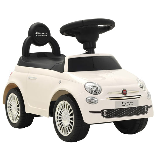 Berkfield Ride-on Car Fiat 500 White