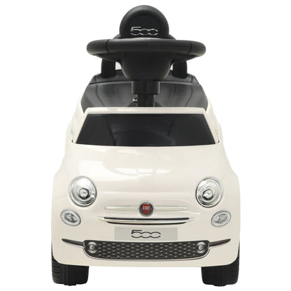 Berkfield Ride-on Car Fiat 500 White