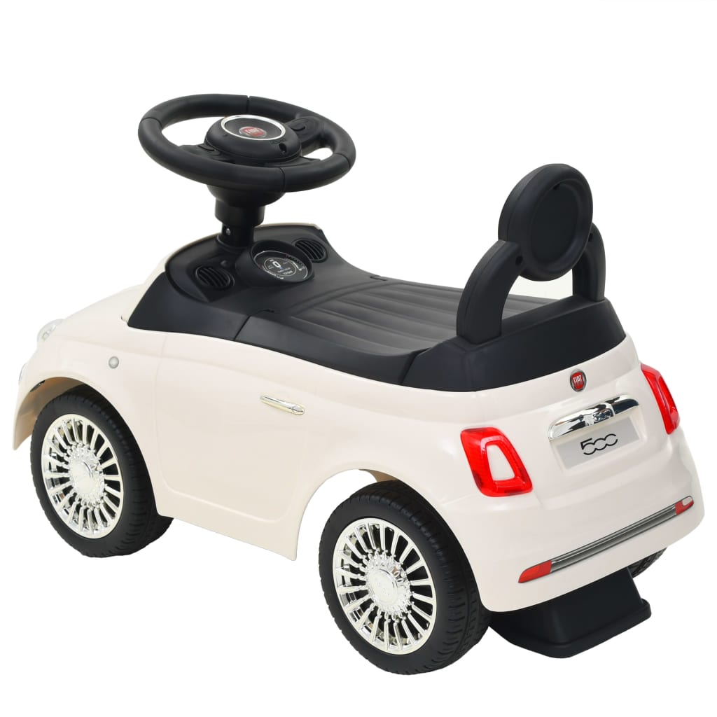 Berkfield Ride-on Car Fiat 500 White