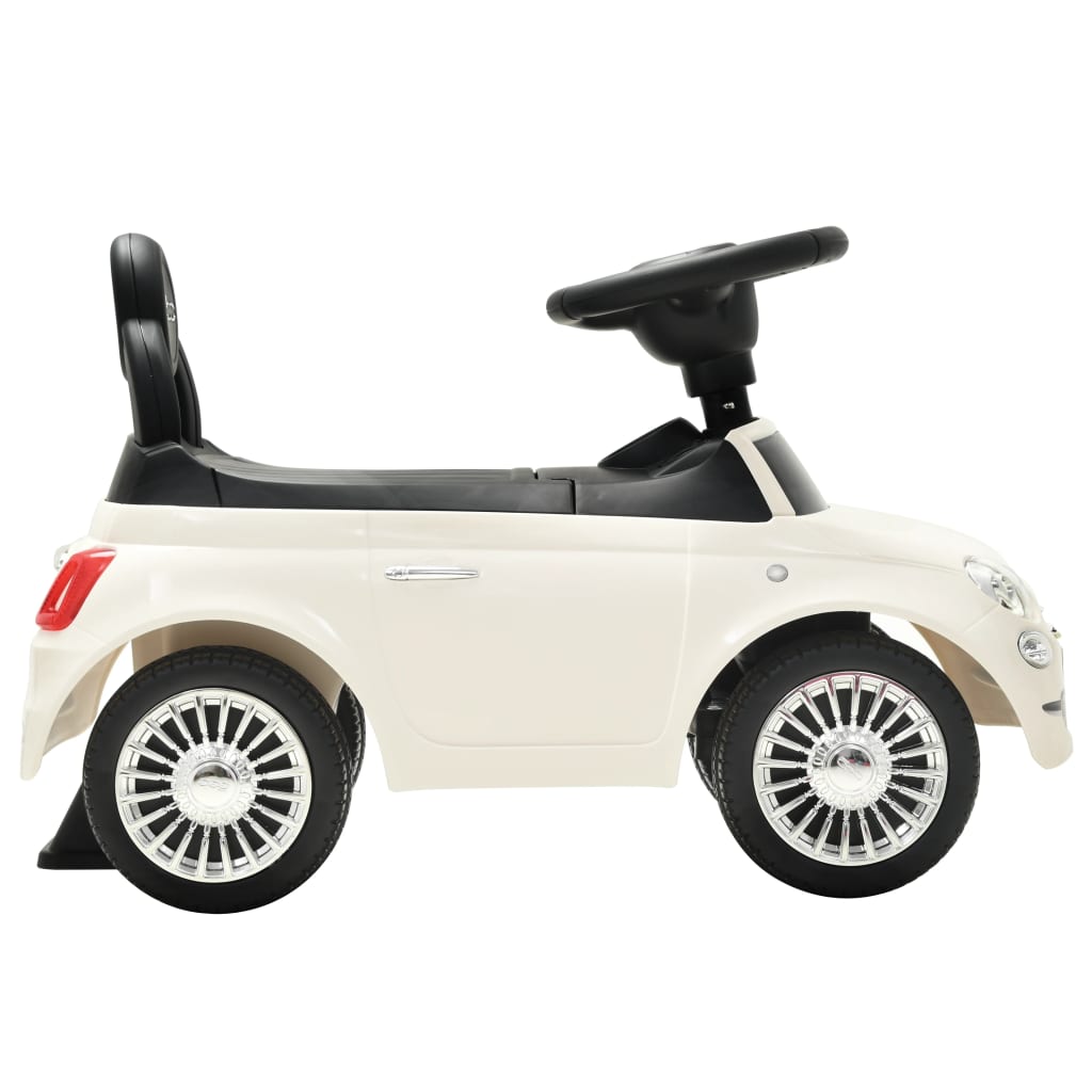 Berkfield Ride-on Car Fiat 500 White