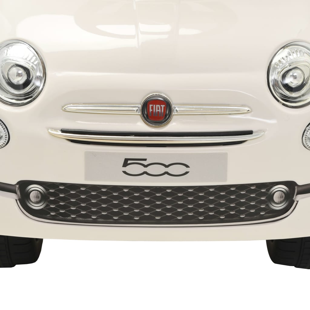 Berkfield Ride-on Car Fiat 500 White