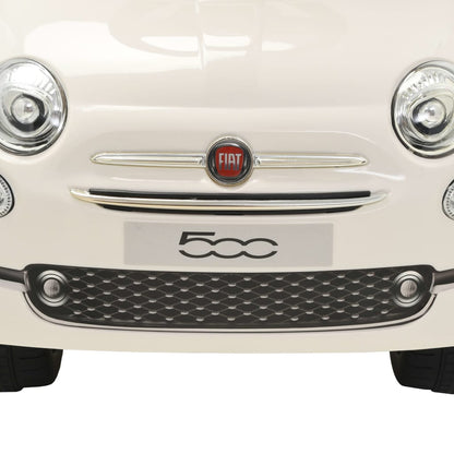Berkfield Ride-on Car Fiat 500 White