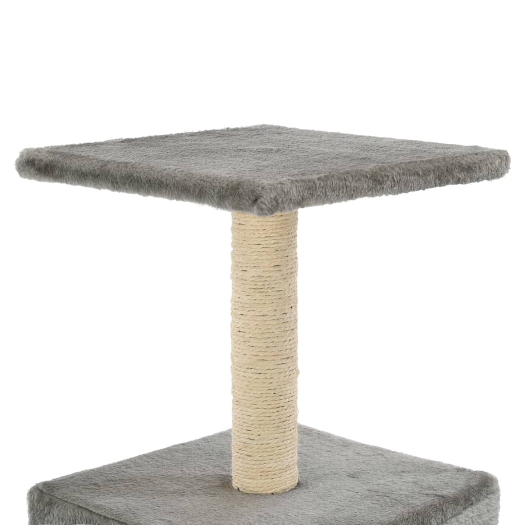 Berkfield Cat Tree with Sisal Scratching Post 55 cm Grey