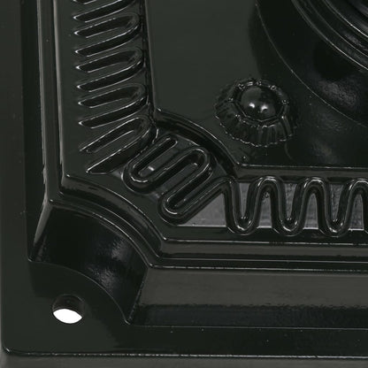 Berkfield Pedestal Letterbox Aluminium Vintage Style Rustproof Green