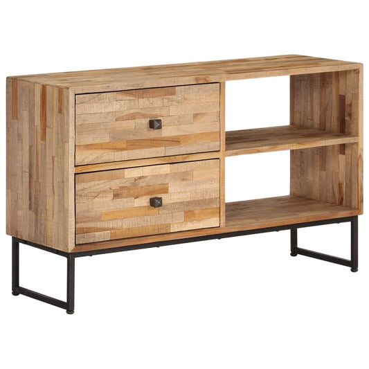 Berkfield TV Cabinet Reclaimed Teak Wood 90x30x55 cm