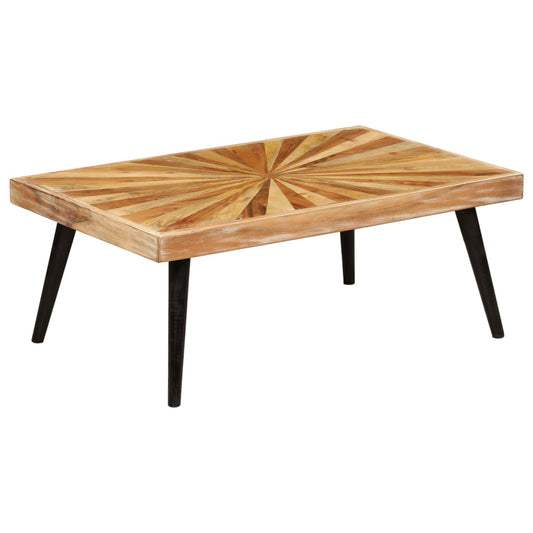 Berkfield Coffee Table Solid Mango Wood 90x55x36 cm