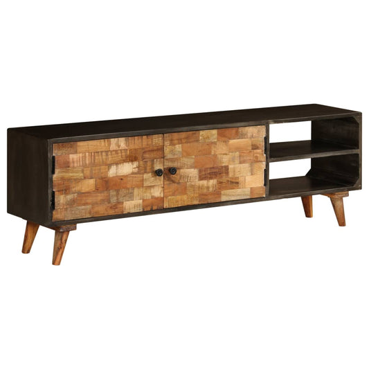 Berkfield TV Cabinet Solid Mango Wood 140x30x45 cm