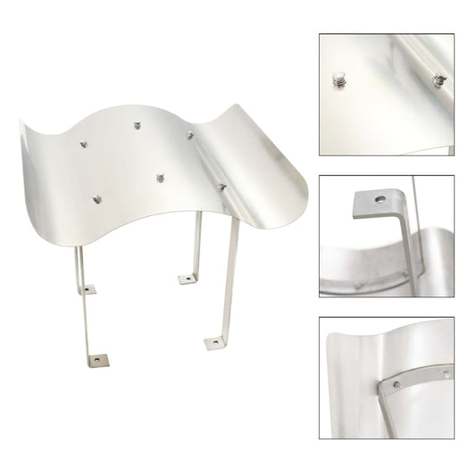 Berkfield Chimney Cowl Stainless Steel Silver