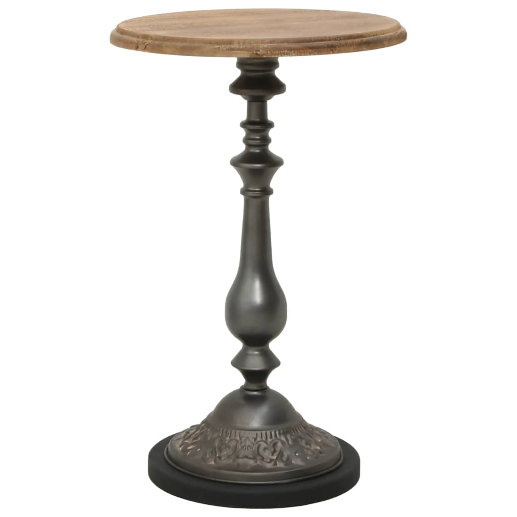 Berkfield End Table Solid Fir Wood 40x64 cm Brown
