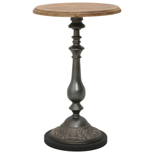 Berkfield End Table Solid Fir Wood 40x64 cm Brown