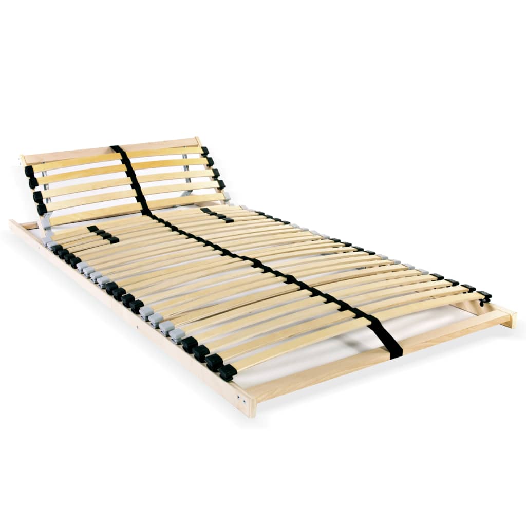 Berkfield Slatted Bed Base with 28 Slats 7 Zones 90x200 cm