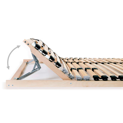 Berkfield Slatted Bed Base with 28 Slats 7 Zones 100x200 cm