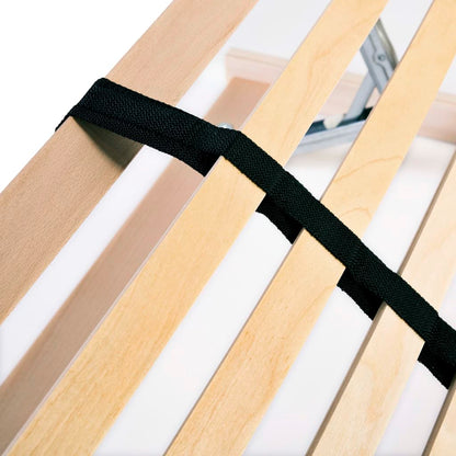 Berkfield Slatted Bed Base with 28 Slats 7 Zones 100x200 cm