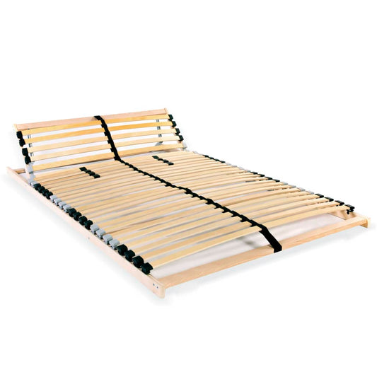 Berkfield Slatted Bed Base with 28 Slats 7 Zones 140x200 cm