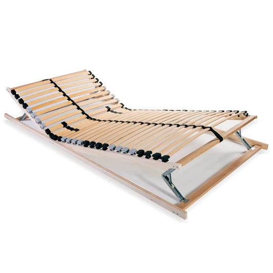 Berkfield Slatted Bed Base with 28 Slats 7 Zones 70x200 cm