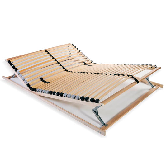 Berkfield Slatted Bed Base with 28 Slats 7 Zones 140x200 cm