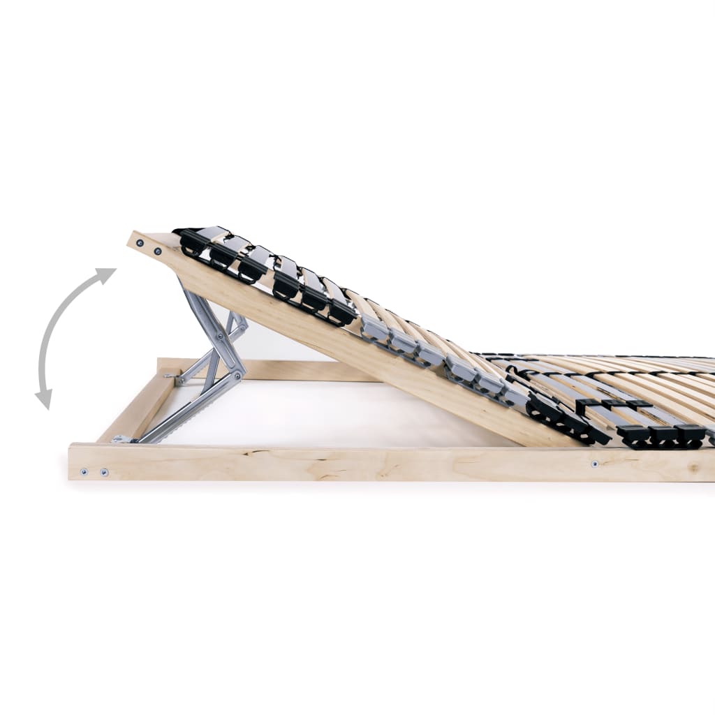 Berkfield Slatted Bed Base with 42 Slats 7 Zones 120x200 cm