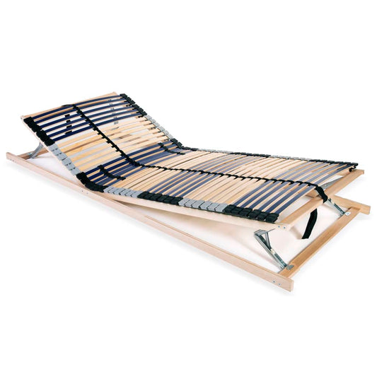 Berkfield Slatted Bed Base with 42 Slats 7 Zones 80x200 cm