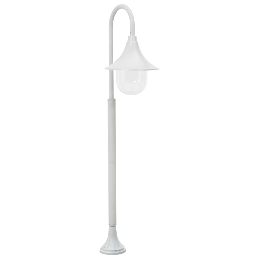 Berkfield Garden Post Light E27 120 cm Aluminium White
