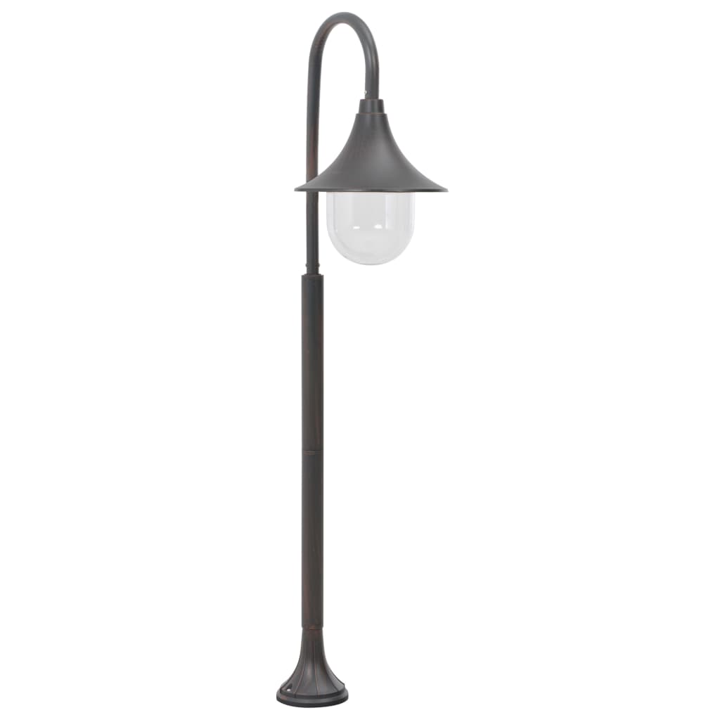 Berkfield Garden Post Light E27 120 cm Aluminium Bronze